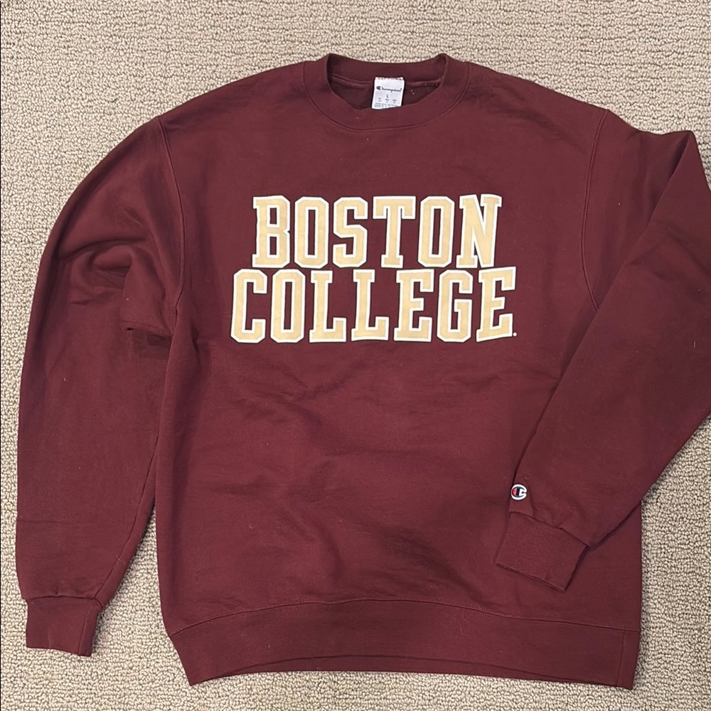 Champion Maroon Boston College Sweatshirt